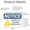 Signmission Safety Culture Sign, 10 in Width, Vinyl Decal, Rectangle OS-2PACK-NS-D-710-L-16465 - alternate 5